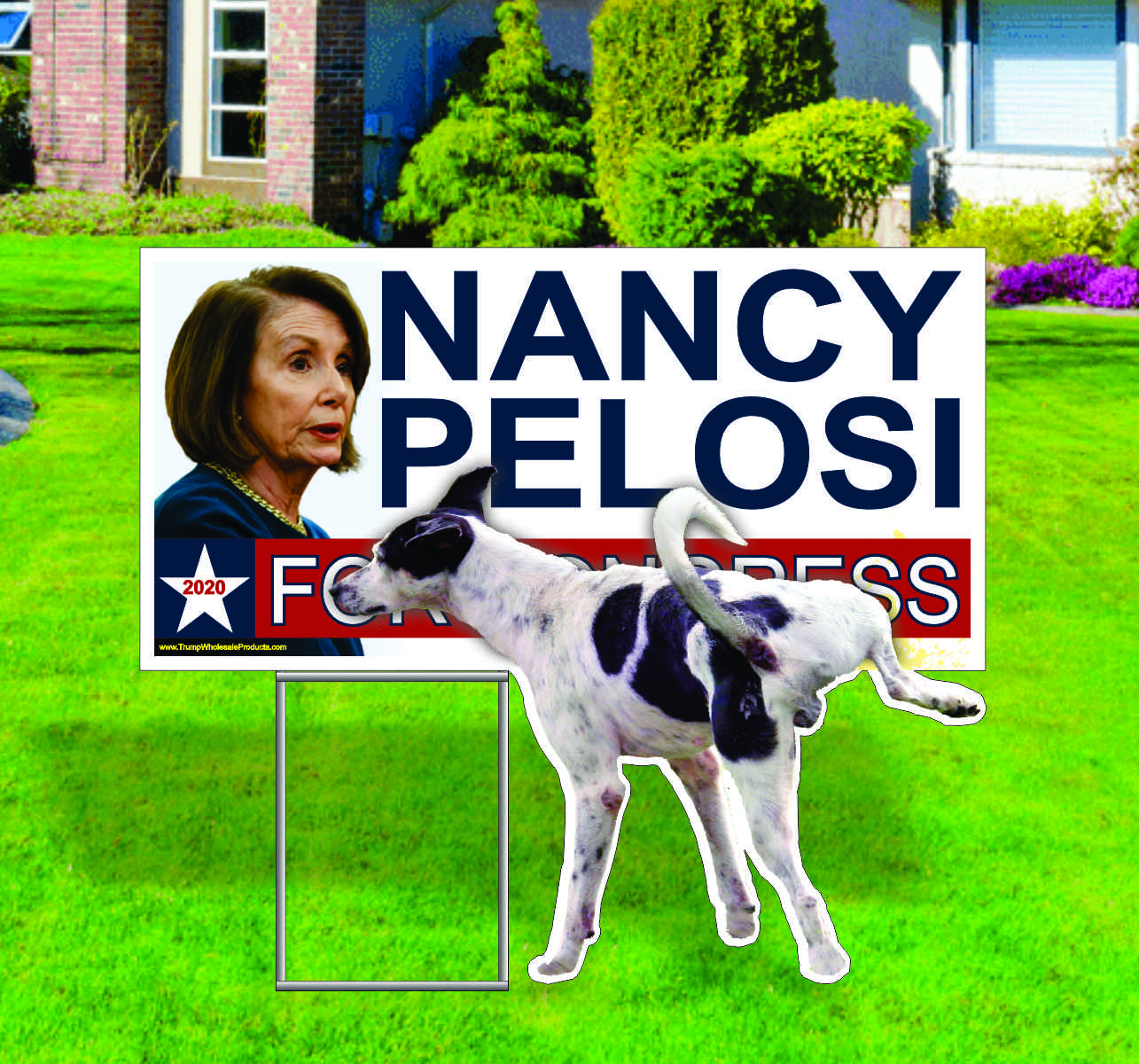 WHOLESALE LOT OF 10 TRUMP 2020 MAKE AMERICA GREAT PISS ON PELOSI STICKERS Nancy 