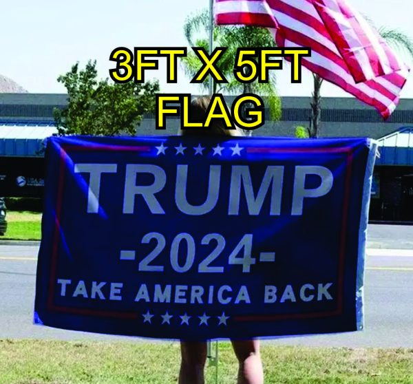 T24E-910 TRUMP TAKE AMERICA BACK FLAG